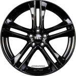 TEC-SPEEDWHEELS - AS4 EVO SCHWARZ-GLANZ 8,5X20 LK:5/114,3 ET:40 ML:72,5